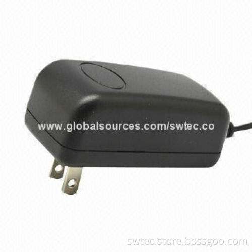 External 12W US Plug-in Switching Power Supply, 100-240V AC, 50/60Hz, ErP, CEC Level V, MEPS IV